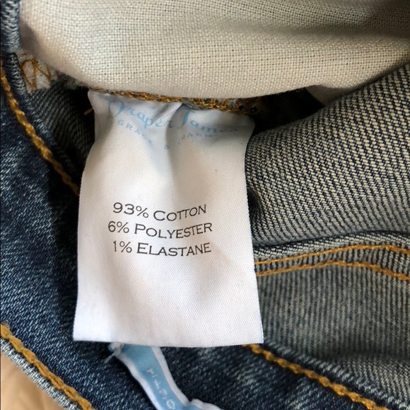 NEW • Draper James • Crop Flare Raw Hem Jeans - Picture 8 of 8